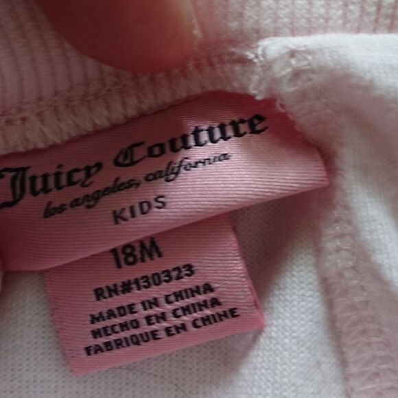 Juicy Couture light pink Little Girl's Logo Dress size 18M - Picture 6 of 10